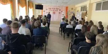 Встреча учащихся 8-9 классов с инспектором ИДН Борисовского РУВД