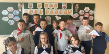 Урок мужества в 5 "В" классе