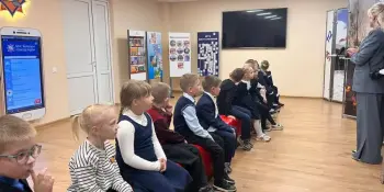 Первоклассники посетили Центр безопасности МЧС