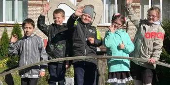 В объективе акция "Чистый двор - комфортная жизнь!"