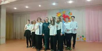 Торжественное вручение членских билетов Белорусской молодежной общественной организации спасателей-пожарных