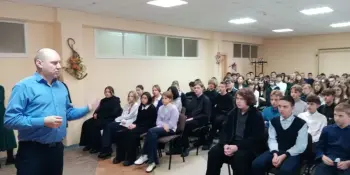 Встреча учащихся 8-11 классов с Глушенем Константином Владимировичем