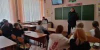 Встреча учащихся с участковым инспектором Борисовского РУВД