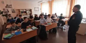 Встреча учащихся 7 классов с инспектором ИДН Борисовского РУВД