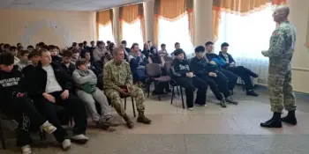 Стрим-мероприятие с участием осуждённых исправительной колонии номер 14 с  учащимися школ города Борисова