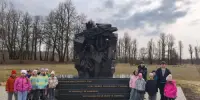 Посетили мемориальный комплекс "Тростенец"
