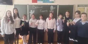 Шевская вертикаль - 6 "А" провели мастер-класс для 4-ых классов