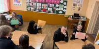 В 10 и 11 классах прошел урок, посвящен роли белорусской женщины в жизни семьи