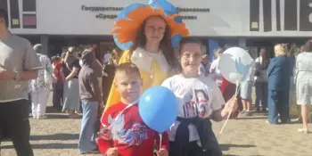 Наши ребята на празднике "Летнее эхо"!